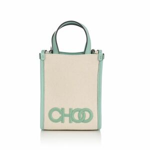 Jimmy Choo Cream and Mint Mini Bag